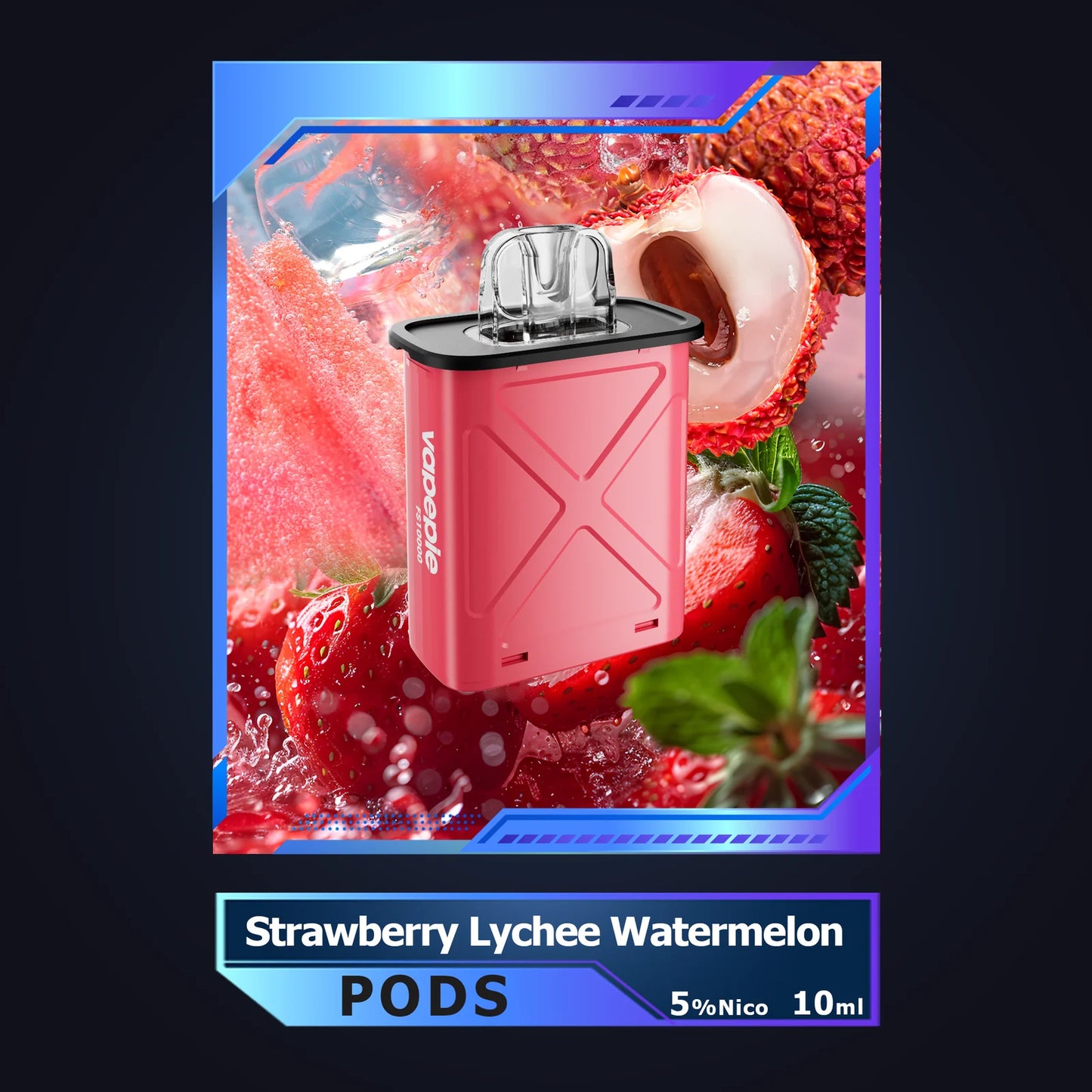 VAPEPIE FlexSwitch Disposable Pod 10000 PUFFS – 6-Pack Refill (Same Flavor)